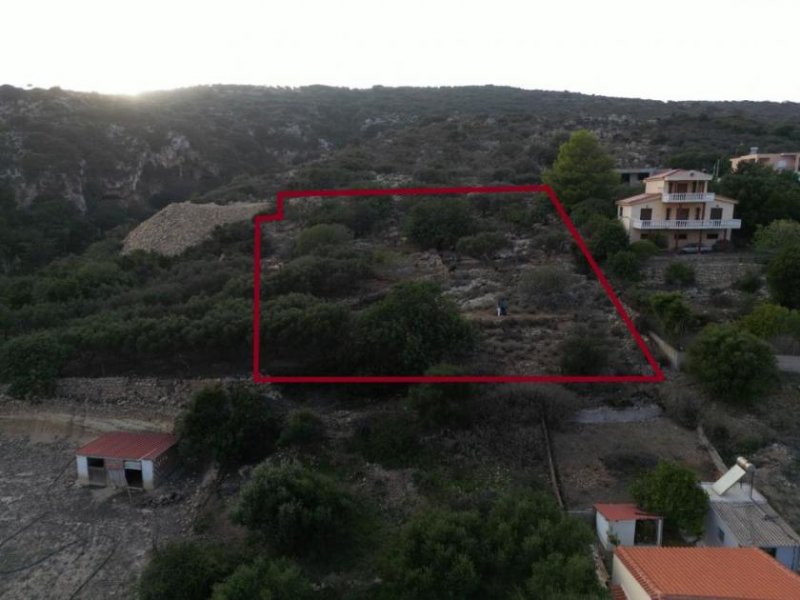 Kamara bei Kolymvari Kreta, Kamara: Baugrundstück mit Meerblick bei Kolymvari zu verkaufen Grundstück kaufen